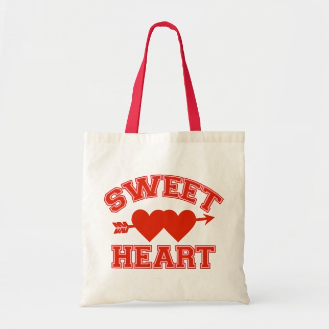 Retro Sweetheart Tote Bag (Front)