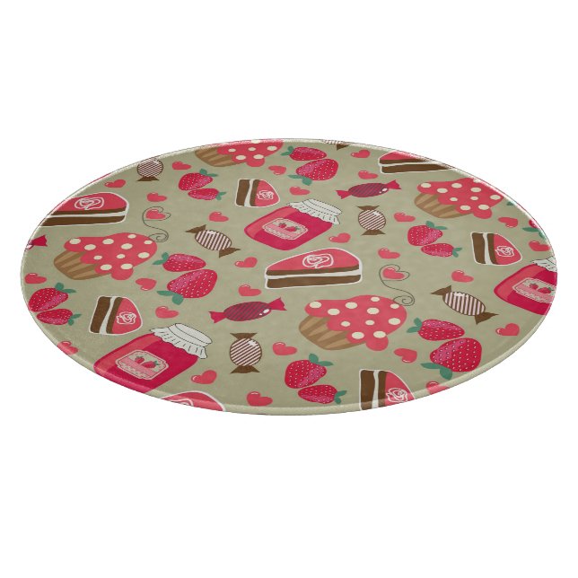 Retro Sweets Cutting Board (Corner)