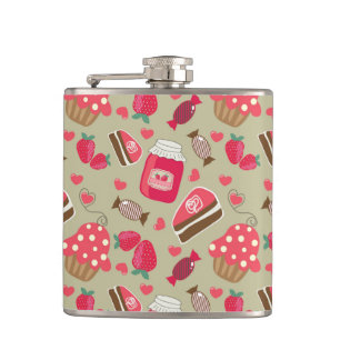 Retro Sweets Hip Flask