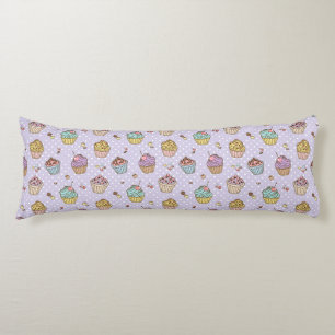 Retro Sweets Pattern Body Cushion