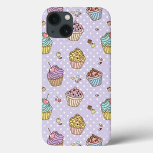 Retro Sweets Pattern iPhone 13 Case