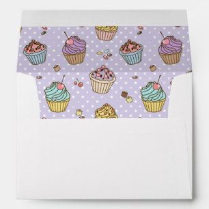 Retro Sweets Pattern Envelope