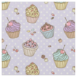 Retro Sweets Pattern Fabric