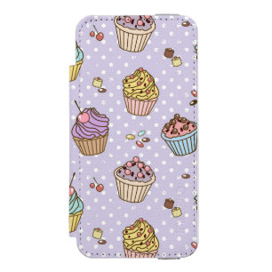 Retro Sweets Pattern Incipio Watson™ iPhone 5 Wallet Case