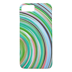 Retro Swirl Abstract Art iPhone 8/7 Case
