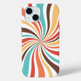 Retro Swirl Abstract Art iPhone / iPad case