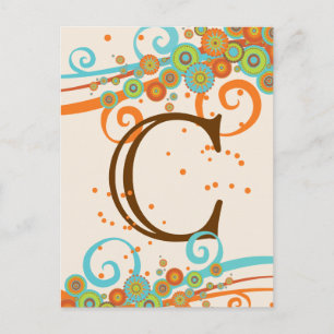 Retro Swirl Celebration Make Your Own Banner Card