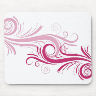 retro swirls mouse pad