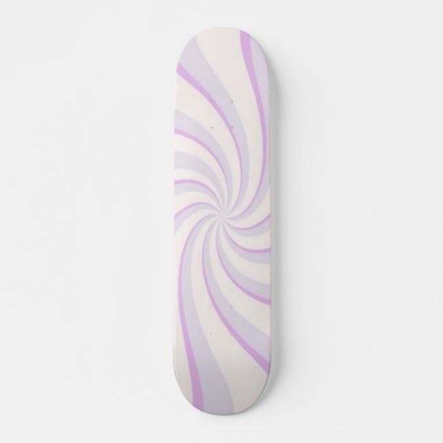 Retro Swirls Skateboard (Front)