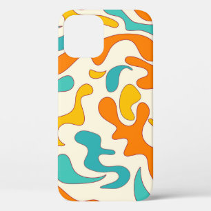 Retro Swirls: Vintage Floral Pattern iPhone 12 Case