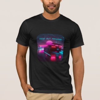 Retro Synthwave Speed Aesthetic Design T-Shirt