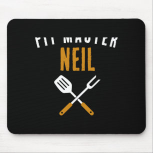 Retro T Master Name Funny Id Smoke That Mouse Pad