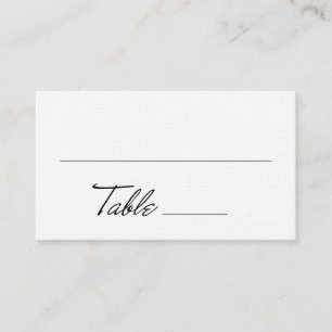 Retro Table Place Cards Templates   Blank