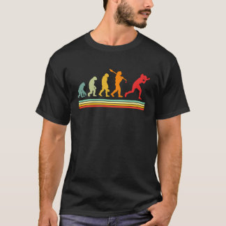 Retro Table Tennis Human Evolution for Girls T-Shirt