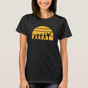 Retro Taekwondo Japanese Martial Arts Evolution Ka T-Shirt