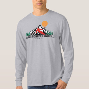 Retro Tahoe Donner Downhill Ski T-Shirt