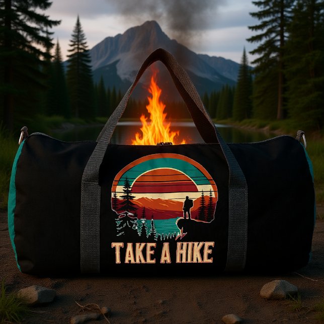 Retro Take A Hike Duffle Bag (Creator Uploaded)