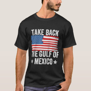 Retro Take Back The Gulf Of Mexico American Flag G T-Shirt