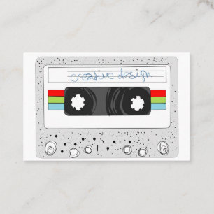 Retro Tape Cassette Business Card