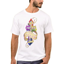 Retro tattoo cross and phoenix design - Gay love
