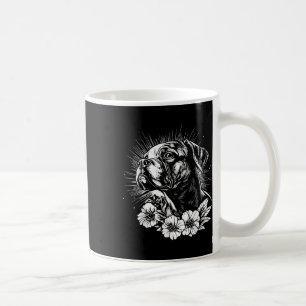 Retro Tattoo Style Boxer Dog Lover Coffee Mug