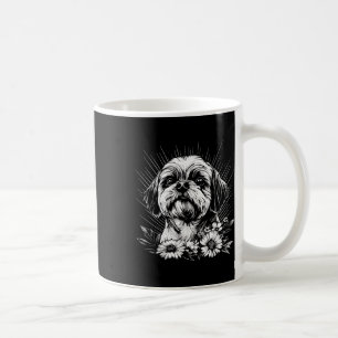 Retro Tattoo Style Shih Tzu Dog Lover Coffee Mug