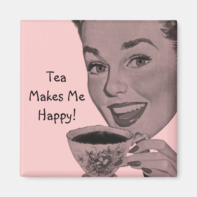 Retro Tea Magnet (Front)