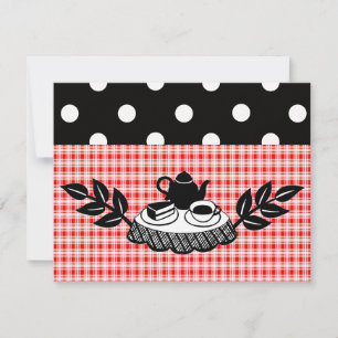 Retro Tea Party Invitation