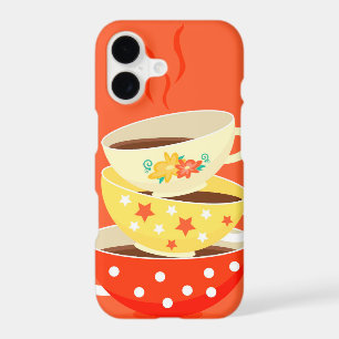 Retro tea vintage tea cups whimsical art