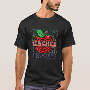 Retro Teacher Inspirational Colourful Elementary S T-Shirt