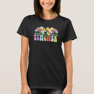 Retro Teacher Inspirational Colourful Elementary S T-Shirt