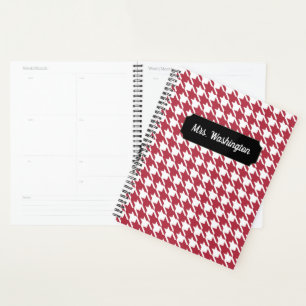 Retro Teacher School Lesson Planner Gift
