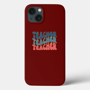 Retro Teacher School Teacher Men's iPhone 13 Case
