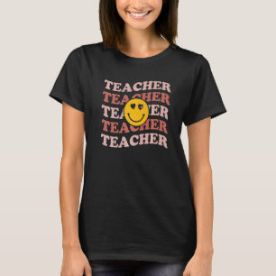 Retro Teachers Inspirational Cute Colorful Element T-Shirt