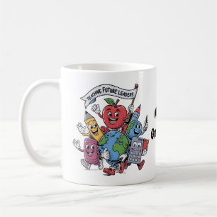 Retro Teaching Future Leaders Back to School Coffee Mug