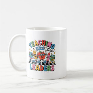 Retro Teaching Future Leaders Fun Ck To School Tea Coffee Mug