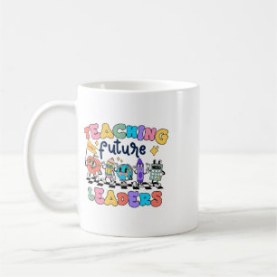 Retro Teaching Future Leaders Groovy Teacher Ck To Coffee Mug