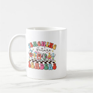 Retro Teaching Future Leaders Groovy Teacher Ck To Coffee Mug