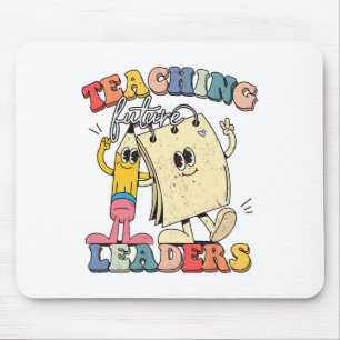 Retro Teaching Future Leaders Groovy Teacher Ck To Mouse Pad