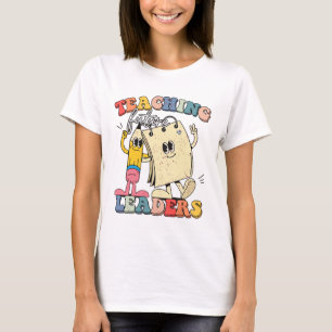 Retro Teaching Future Leaders Groovy Teacher Ck To T-Shirt