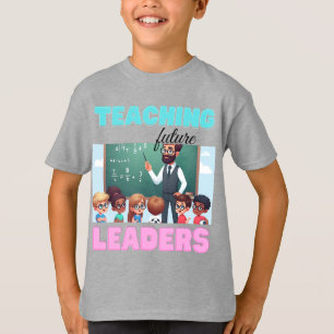 Retro Teaching Future Leaders Motivation T-Shirt