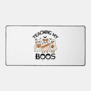 Retro Teaching My Boos Halloween Desk Mat