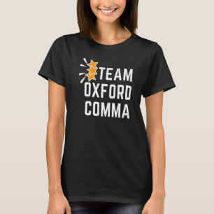 Retro Team Oxford Comma Preservation Society T-Shirt