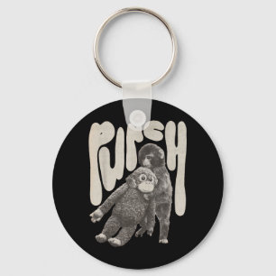 Retro Team Punch Baby Monkey Key Ring