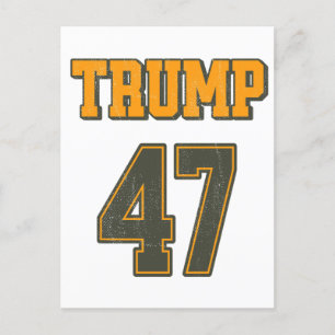 Retro Team Trump 47 Vintage Postcard