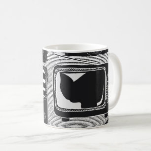 Retro technology coffee mug