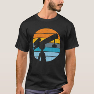 Retro Telescope Astronomer Astronomy Stars Constel T-Shirt