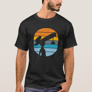 Retro Telescope Astronomer Astronomy Stars Constel T-Shirt