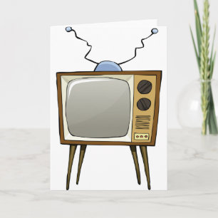 Retro Television Greeting Cards