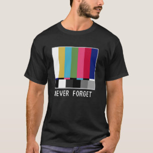 Retro Television No Programming Screen Colour Neve T-Shirt